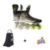 Pack Rollers Hockey Bauer Vapor 3X Intermédiaire + Lacets + Sac à patins