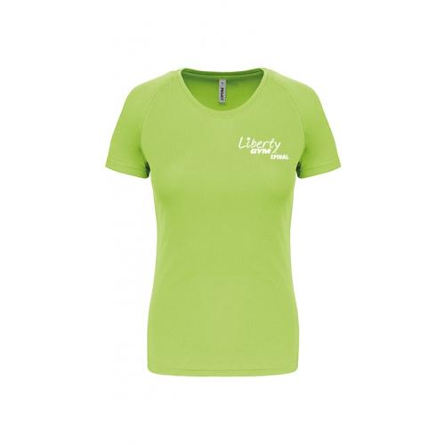 T-shirt de sport Femme Vert