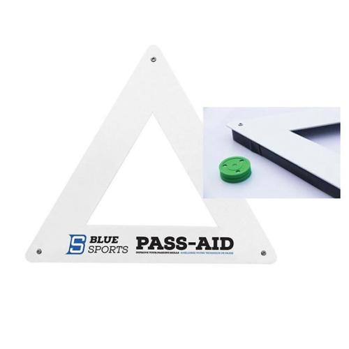 Blue sports triangle Pass-aid