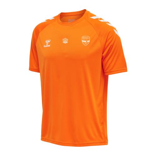HMLCORE XK Core Poly T-Shirt S/S EHB Orange